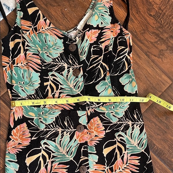 Tropical Leaf Print Midi Dress - Picture 6 of 7